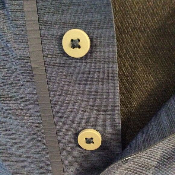 TOMMY BAHAMA XXL Islandzone navy blue partial button polo logo in back VNC - Picture 3 of 5